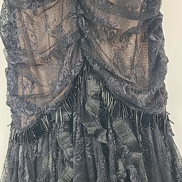 NWT $1100 PATBO Gossamer Corset Maxi Dress Black Sz 2 STUNNING!!! - Picture 9 of 14